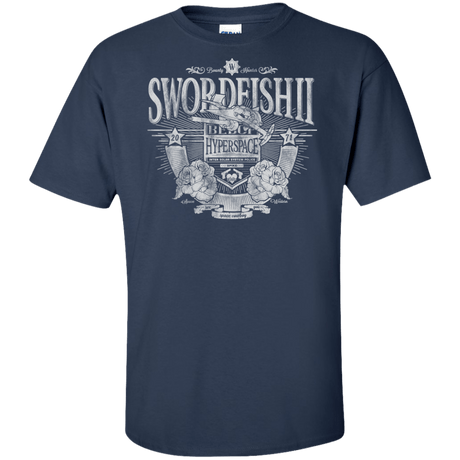 T-Shirts Navy / XLT Space Western Tall T-Shirt