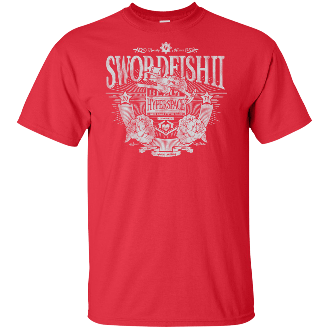 T-Shirts Red / XLT Space Western Tall T-Shirt