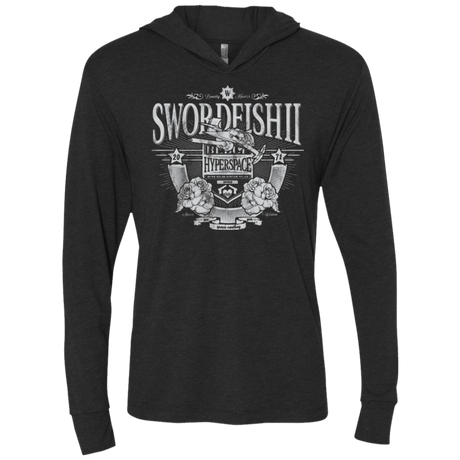 T-Shirts Vintage Black / X-Small Space Western Triblend Long Sleeve Hoodie Tee