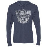 T-Shirts Vintage Navy / X-Small Space Western Triblend Long Sleeve Hoodie Tee