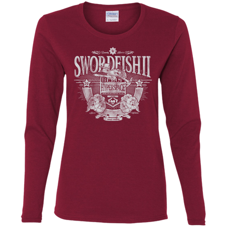 T-Shirts Cardinal / S Space Western Women's Long Sleeve T-Shirt