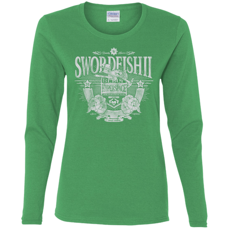 T-Shirts Irish Green / S Space Western Women's Long Sleeve T-Shirt