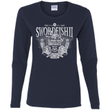 T-Shirts Navy / S Space Western Women's Long Sleeve T-Shirt