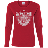 T-Shirts Red / S Space Western Women's Long Sleeve T-Shirt