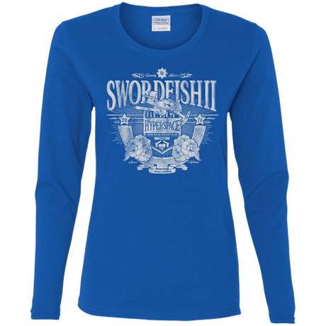 T-Shirts Royal / S Space Western Women's Long Sleeve T-Shirt