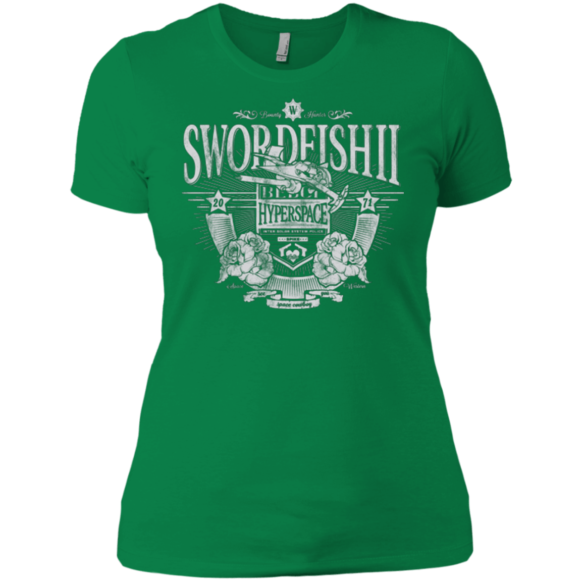 T-Shirts Kelly Green / X-Small Space Western Women's Premium T-Shirt