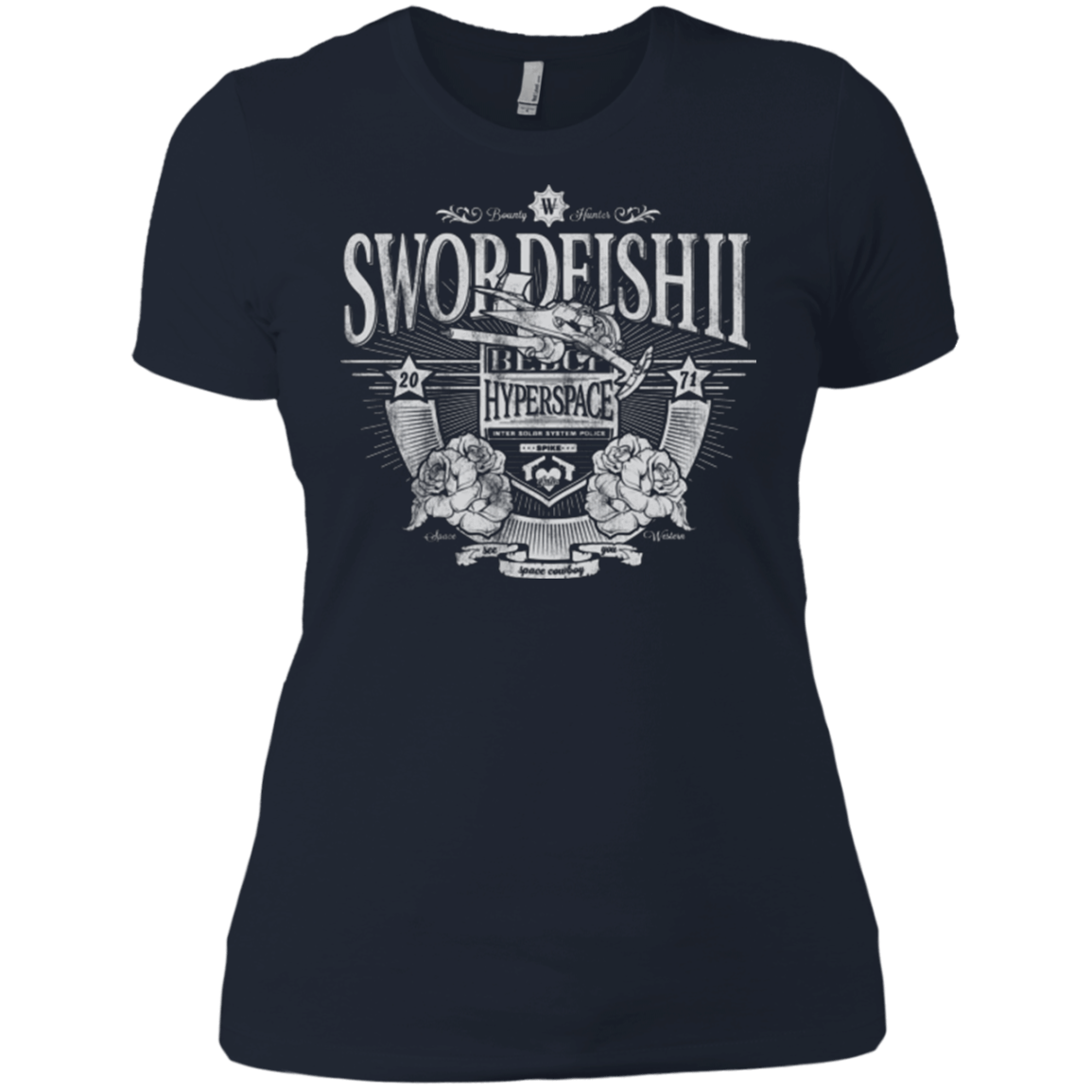 T-Shirts Midnight Navy / X-Small Space Western Women's Premium T-Shirt