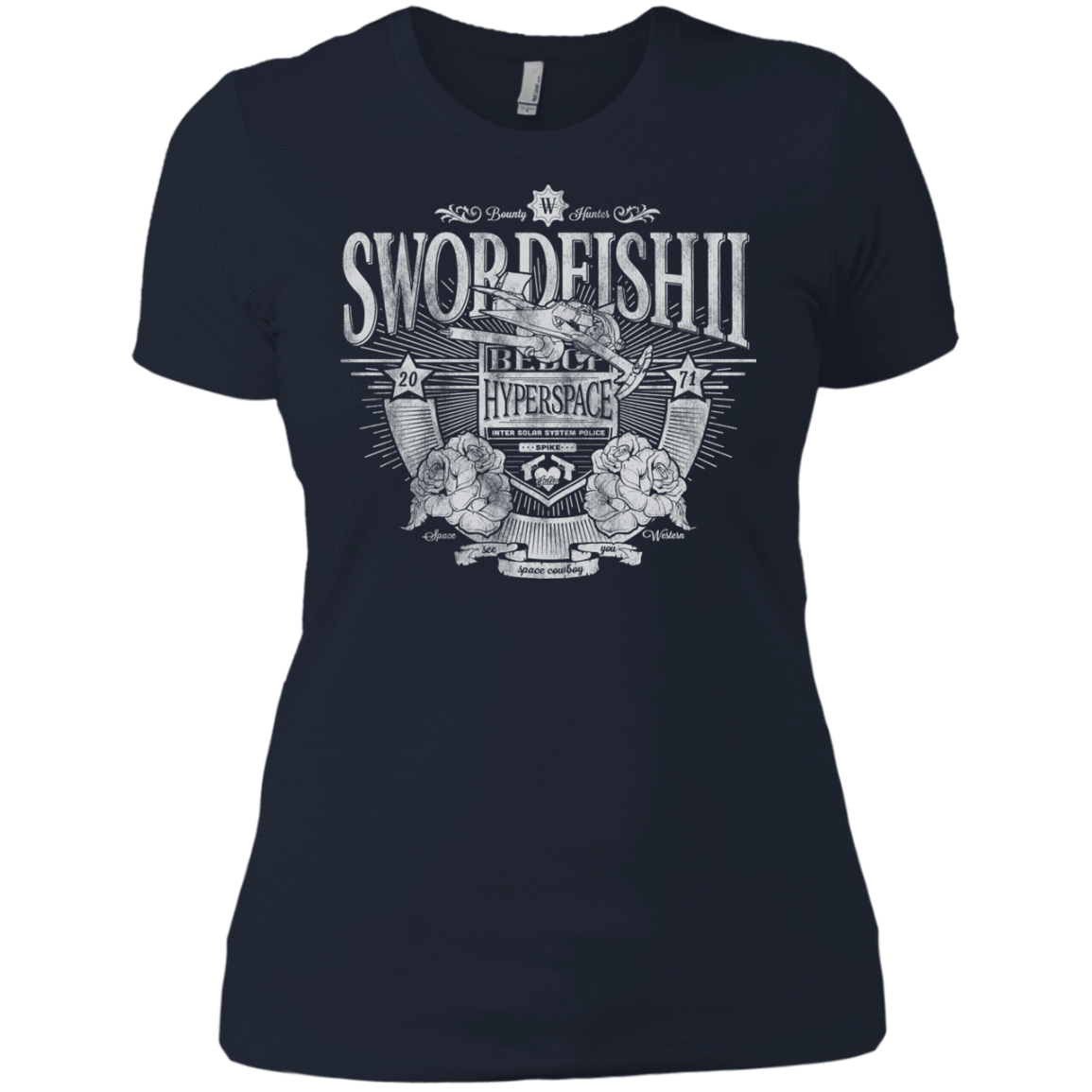 T-Shirts Midnight Navy / X-Small Space Western Women's Premium T-Shirt