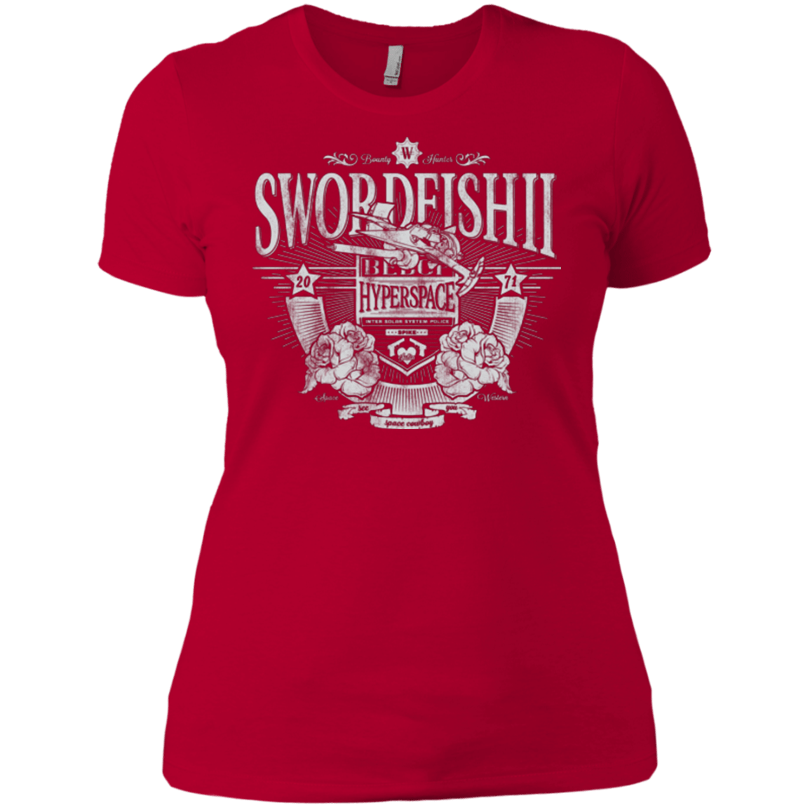 T-Shirts Red / X-Small Space Western Women's Premium T-Shirt