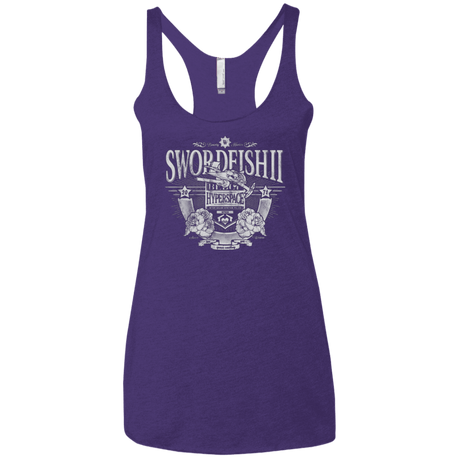 T-Shirts Purple / X-Small Space Western Women's Triblend Racerback Tank