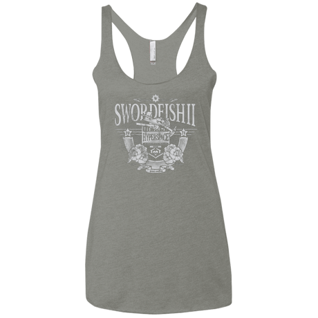 T-Shirts Venetian Grey / X-Small Space Western Women's Triblend Racerback Tank