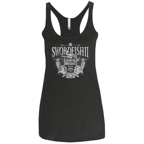 T-Shirts Vintage Black / X-Small Space Western Women's Triblend Racerback Tank