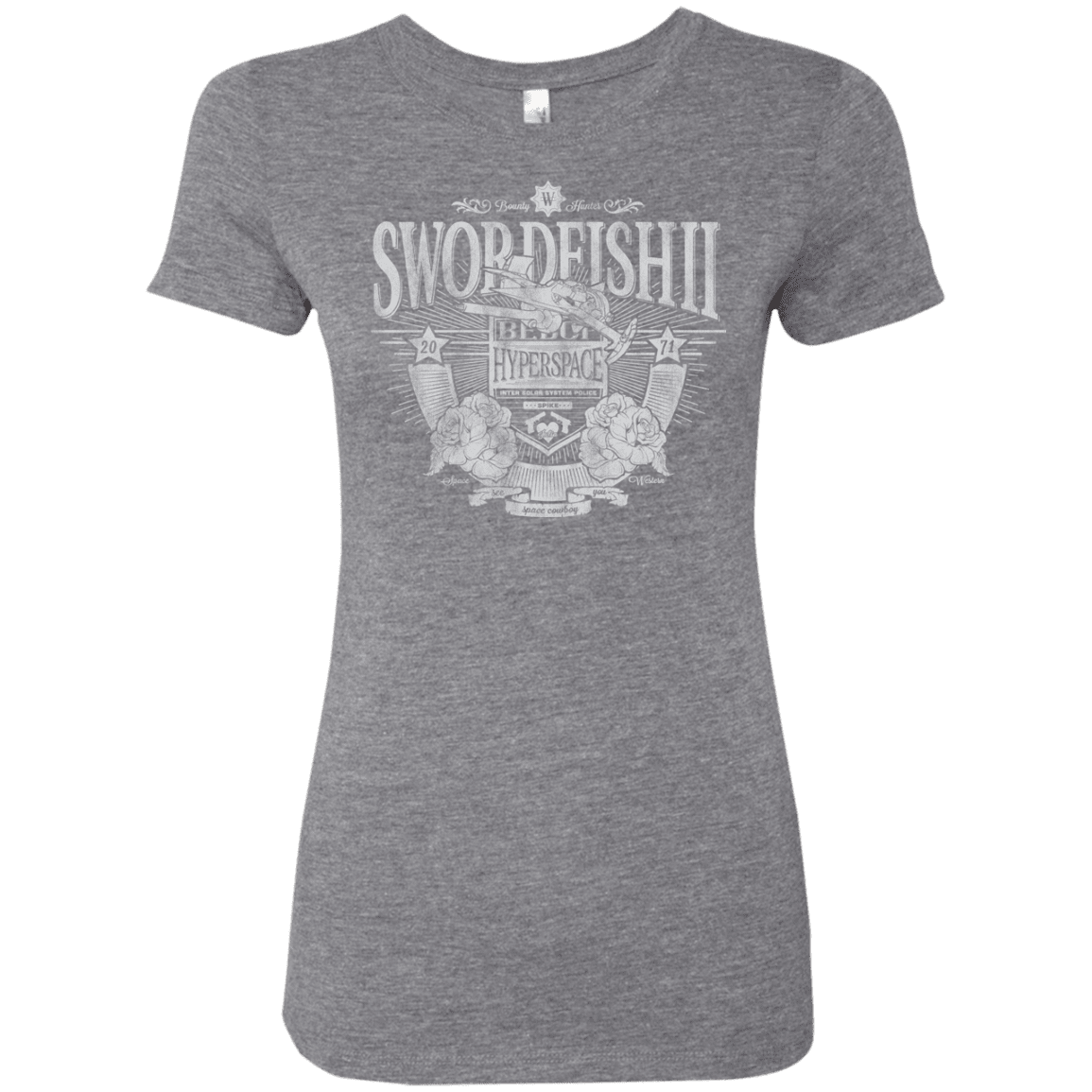T-Shirts Premium Heather / S Space Western Women's Triblend T-Shirt