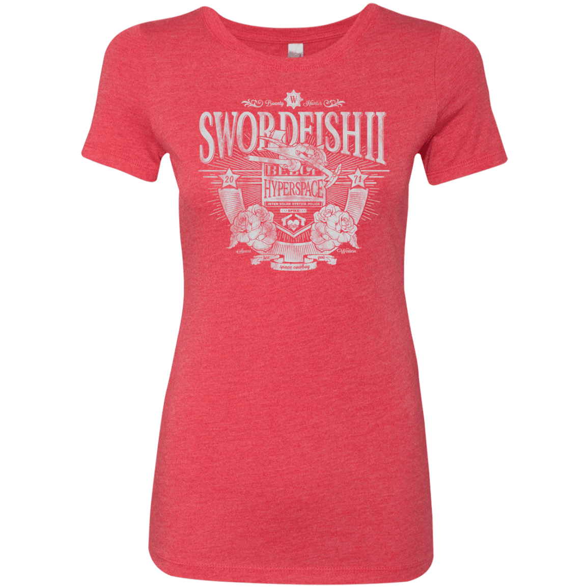 T-Shirts Vintage Red / S Space Western Women's Triblend T-Shirt