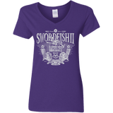 T-Shirts Purple / S Space Western Women's V-Neck T-Shirt