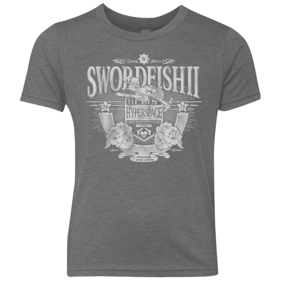 Space Western Youth Triblend T-Shirt