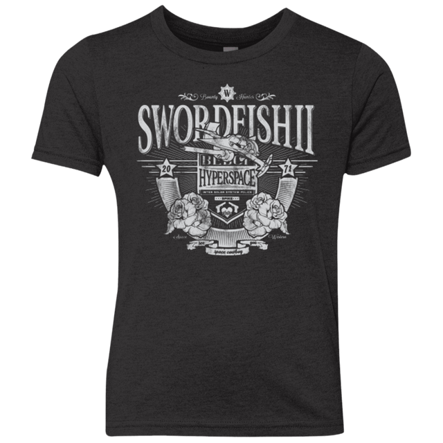 T-Shirts Vintage Black / YXS Space Western Youth Triblend T-Shirt