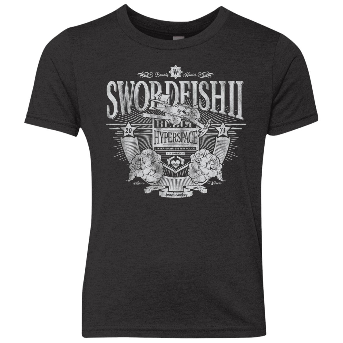 Space Western Youth Triblend T-Shirt