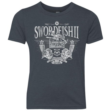 T-Shirts Vintage Navy / YXS Space Western Youth Triblend T-Shirt