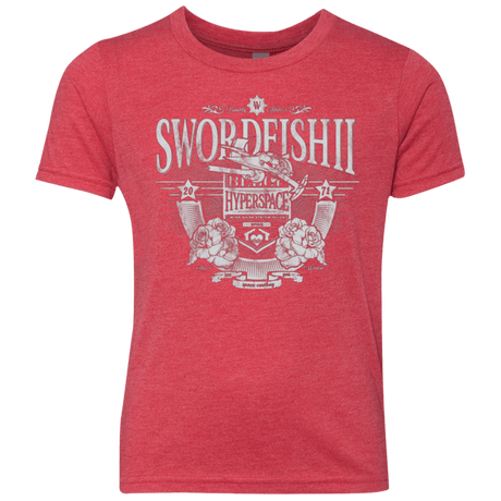 T-Shirts Vintage Red / YXS Space Western Youth Triblend T-Shirt