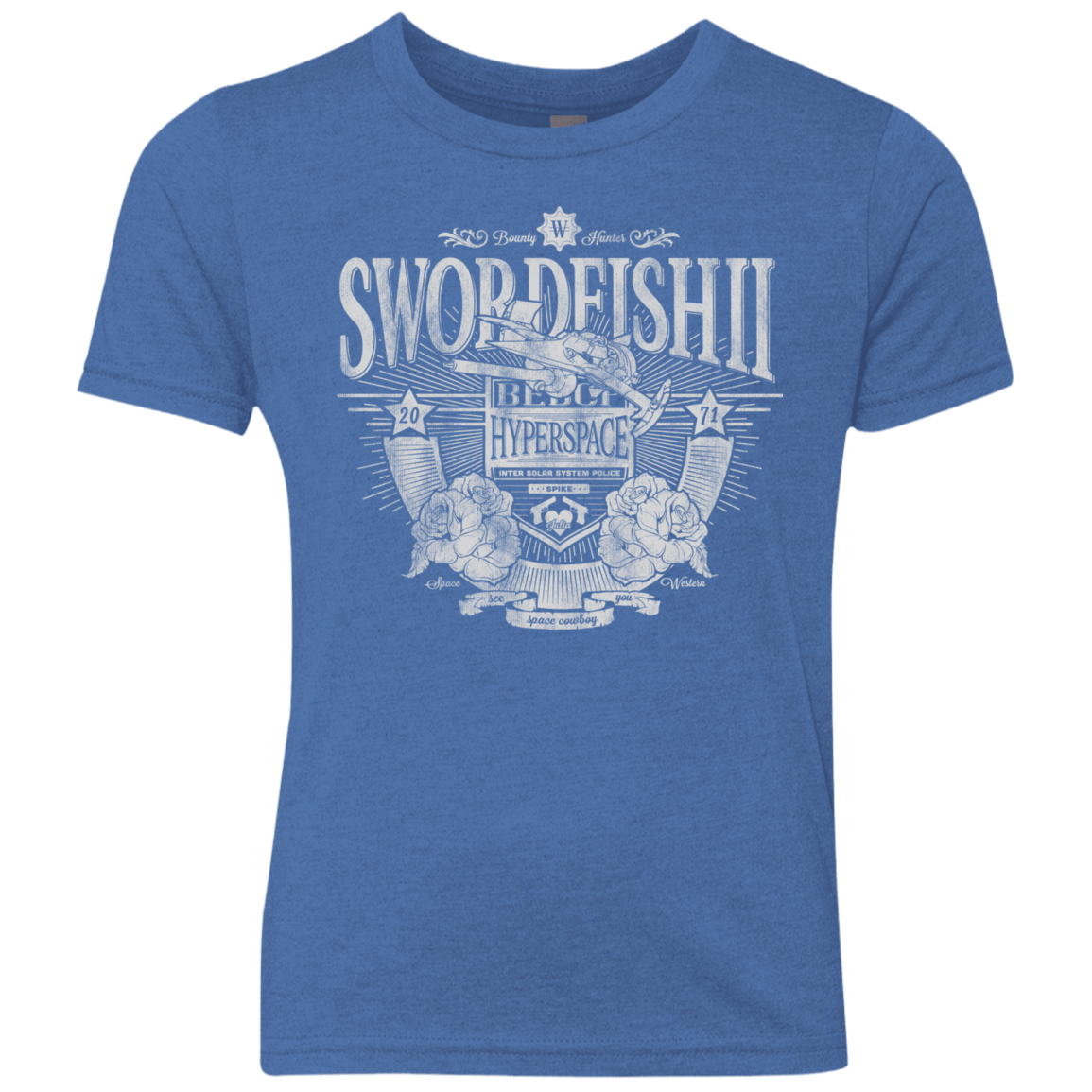 Space Western Youth Triblend T-Shirt