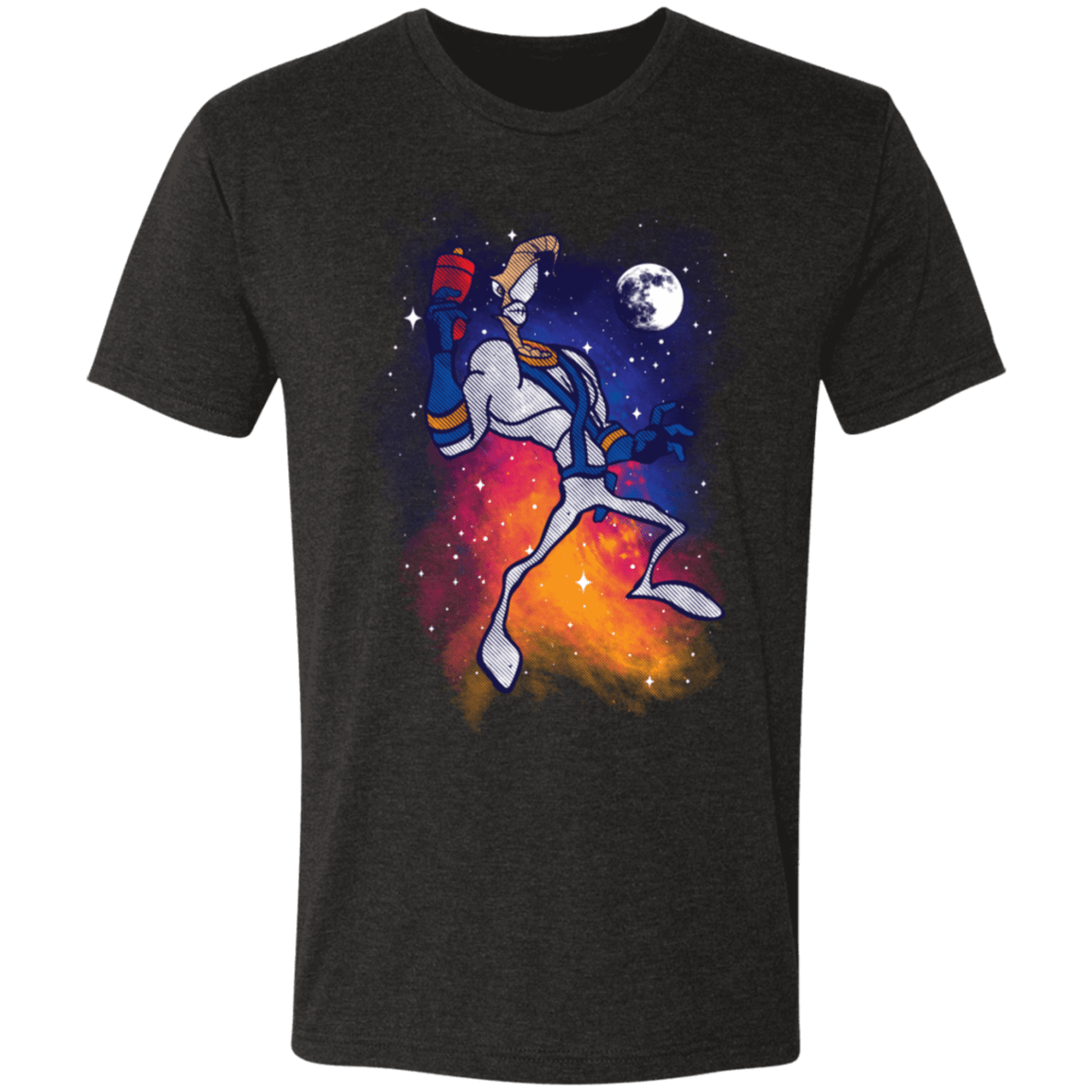 Space Worm Men's Triblend T-Shirt