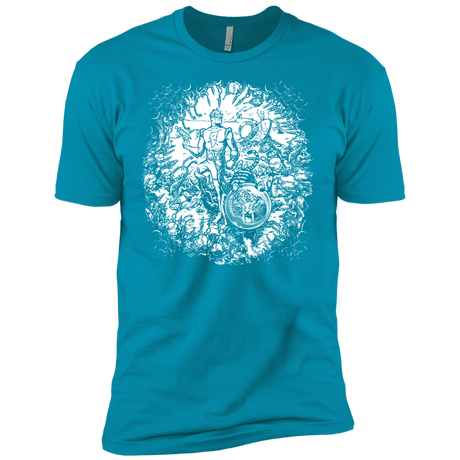 T-Shirts Turquoise / YXS Spaceman Boys Premium T-Shirt