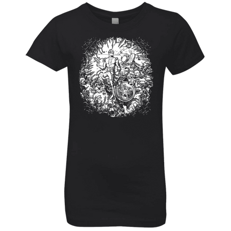 T-Shirts Black / YXS Spaceman Girls Premium T-Shirt