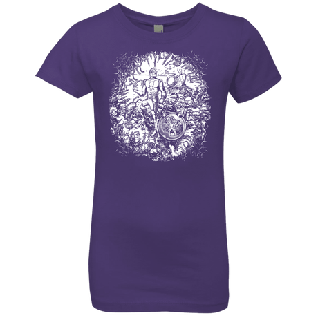 T-Shirts Purple Rush / YXS Spaceman Girls Premium T-Shirt
