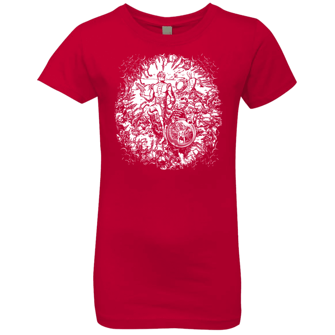 T-Shirts Red / YXS Spaceman Girls Premium T-Shirt