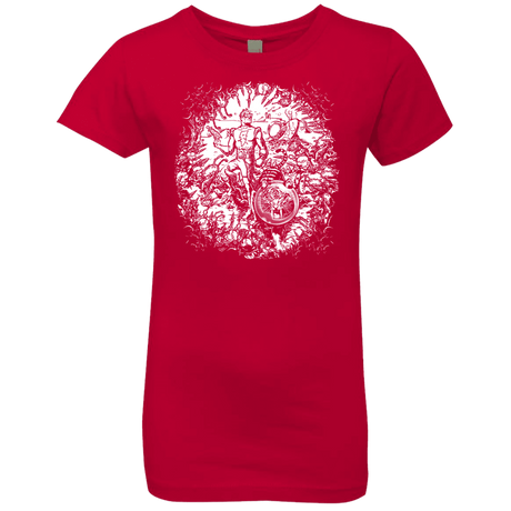 T-Shirts Red / YXS Spaceman Girls Premium T-Shirt