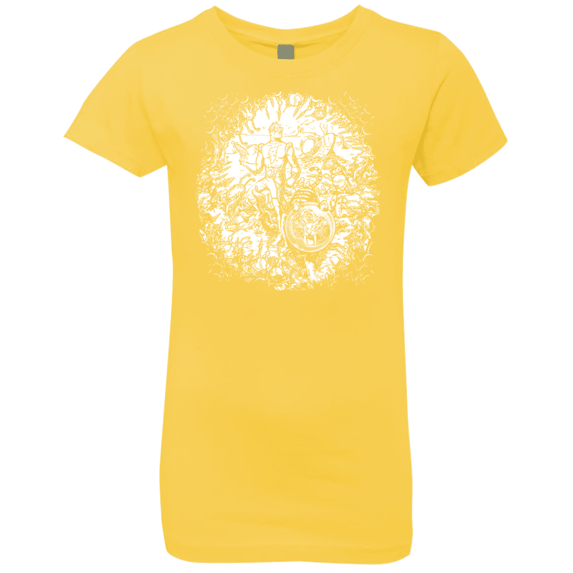 T-Shirts Vibrant Yellow / YXS Spaceman Girls Premium T-Shirt
