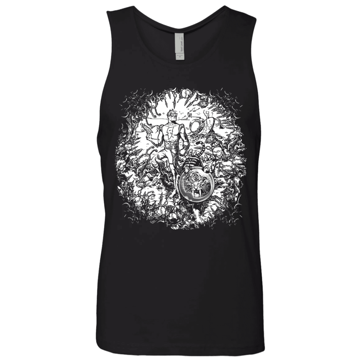 T-Shirts Black / S Spaceman Men's Premium Tank Top