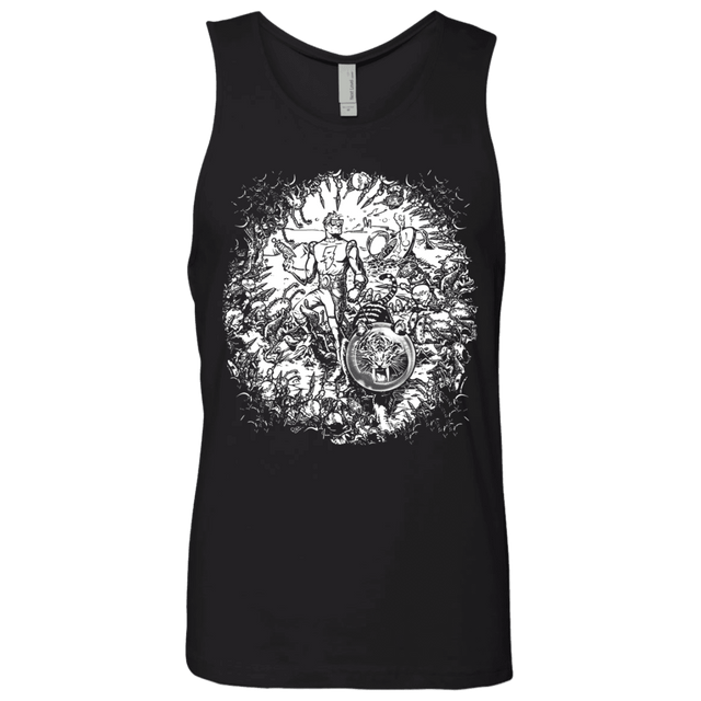 T-Shirts Black / S Spaceman Men's Premium Tank Top