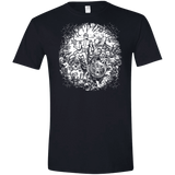 T-Shirts Black / X-Small Spaceman Men's Semi-Fitted Softstyle