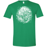 T-Shirts Heather Irish Green / S Spaceman Men's Semi-Fitted Softstyle