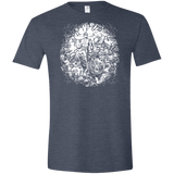 T-Shirts Heather Navy / S Spaceman Men's Semi-Fitted Softstyle