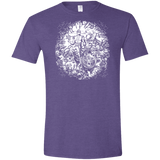 T-Shirts Heather Purple / S Spaceman Men's Semi-Fitted Softstyle
