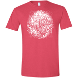 T-Shirts Heather Red / S Spaceman Men's Semi-Fitted Softstyle