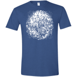 T-Shirts Heather Royal / X-Small Spaceman Men's Semi-Fitted Softstyle