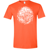 T-Shirts Orange / S Spaceman Men's Semi-Fitted Softstyle