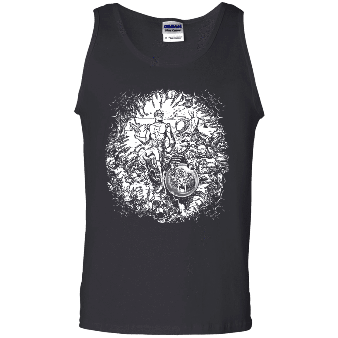 T-Shirts Black / S Spaceman Men's Tank Top