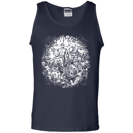 T-Shirts Navy / S Spaceman Men's Tank Top