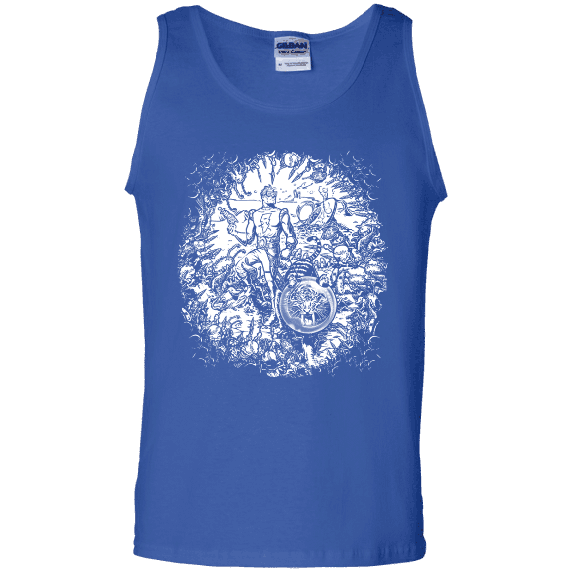 T-Shirts Royal / S Spaceman Men's Tank Top