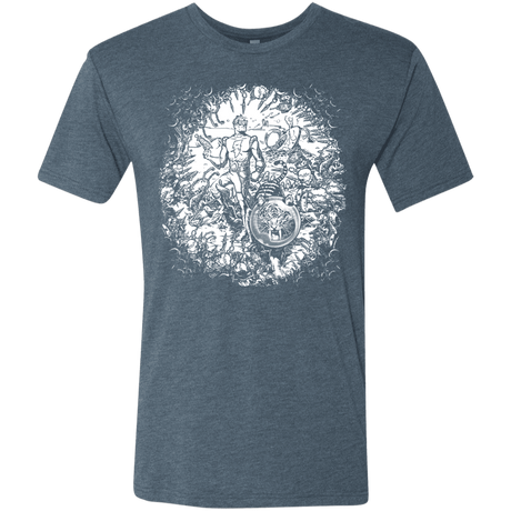 T-Shirts Indigo / S Spaceman Men's Triblend T-Shirt