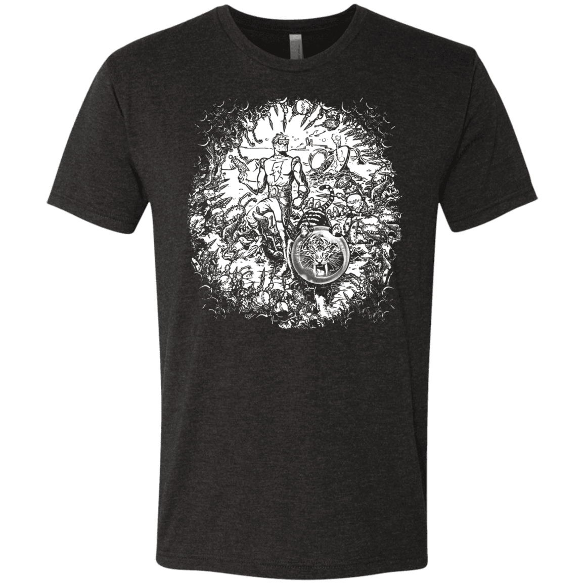T-Shirts Vintage Black / S Spaceman Men's Triblend T-Shirt
