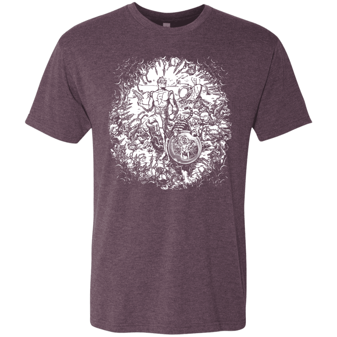 T-Shirts Vintage Purple / S Spaceman Men's Triblend T-Shirt