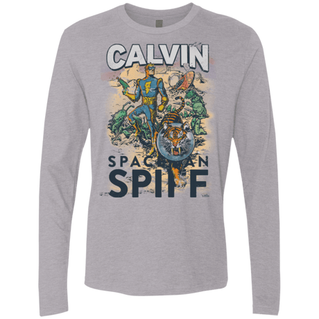 T-Shirts Heather Grey / Small Spaceman Spiff Men's Premium Long Sleeve