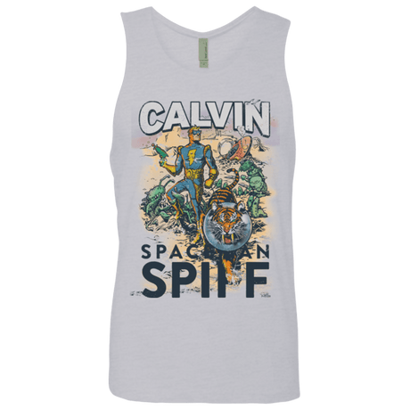 T-Shirts Heather Grey / Small Spaceman Spiff Men's Premium Tank Top