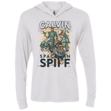 T-Shirts Heather White / X-Small Spaceman Spiff Triblend Long Sleeve Hoodie Tee